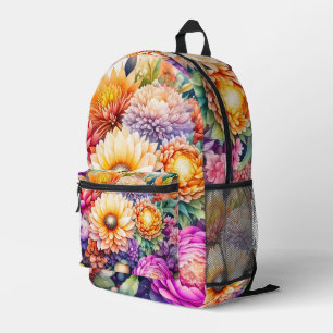 Sac À Dos Imprimé Jolie aquarelle colorée Floral