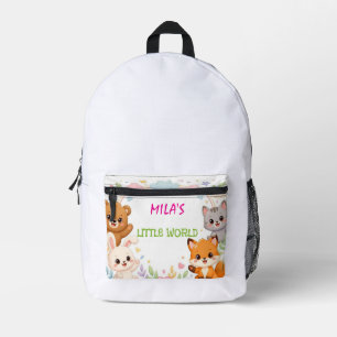 Sac À Dos Imprimé Jolis animaux de la forêt - Art mural pour nurseri