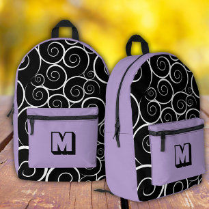 Sac À Dos Imprimé Jolis motifs de lavande pour filles