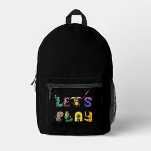 Sac À Dos Imprimé Jouons