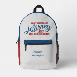 Sac À Dos Imprimé JOURNEY nom personnalisé