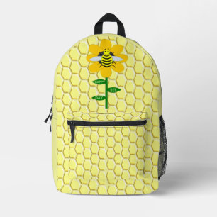 Sac À Dos Imprimé Joyeux Jour des abeilles Anniversaire Bumblebee