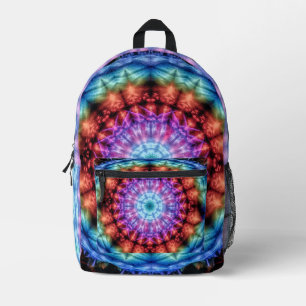 Sac À Dos Imprimé Kaleidoscope dynamique Mandala Art coloré