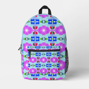 Sac À Dos Imprimé Kaleidoscope Fleur d'Azure
