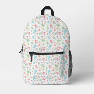 Sac À Dos Imprimé Kawaii Under the Sea Baby Shower Neutre Pastel  