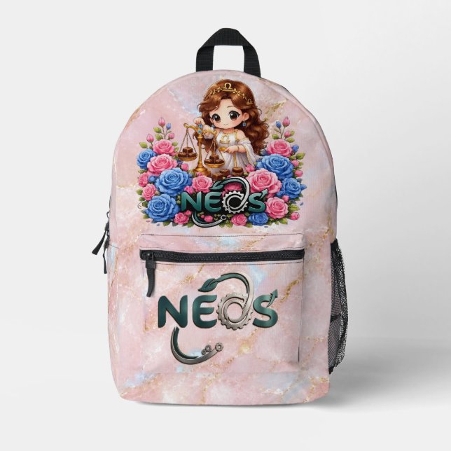 Sac À Dos Imprimé Kawaii Zodiac Neos Balance (Recto)