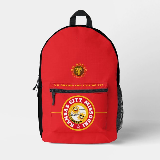 Sac À Dos Imprimé KCMOCOU SUNNY&RAYRAY GA UNOr (Recto)