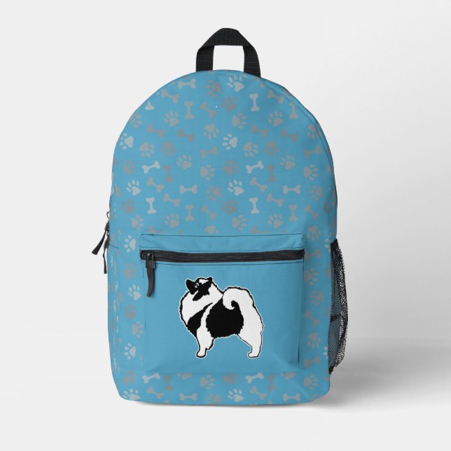Sac À Dos Imprimé Keeshond Graphics - Cute Original Chig Art (Recto)
