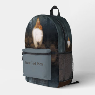 Sac À Dos Imprimé Kittelsen - Ours blanc roi Valemon