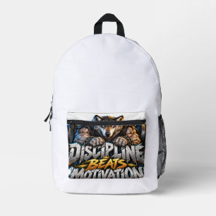 Sac À Dos Imprimé La Discipline Bats la Motivation Lion Motivation G