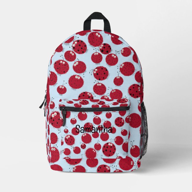 Sac À Dos Imprimé La Fête de la coccinelle  (Recto)