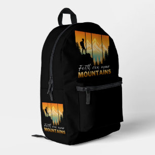 Sac À Dos Imprimé La foi peut déplacer des montagnes