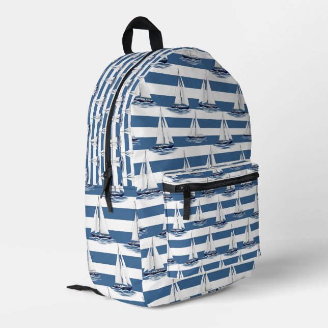 Sac À Dos Imprimé La vie côtière Océans bleus (Coin arrière gauche)