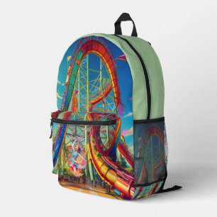 Sac À Dos Imprimé La vie, montagnes russes, Amusons-nous !