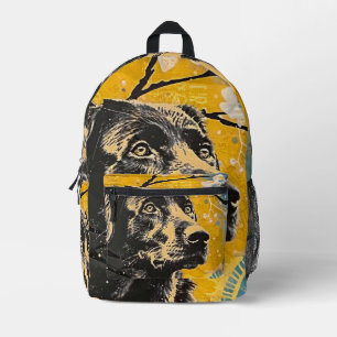 Sac À Dos Imprimé Laboratoire noir