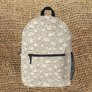 Sac À Dos Imprimé Lapin Céleste lapins Bonanza - Pâques motifs.