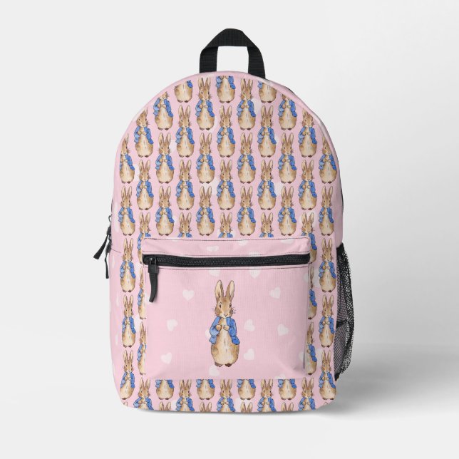 Sac À Dos Imprimé Lapin de Pâques Classique (Recto)