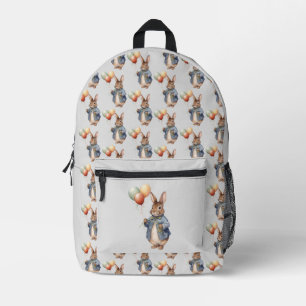 Sac À Dos Imprimé Lapin de Pâques Classique