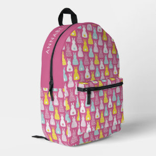Sac À Dos Imprimé Lapin de Pâques motif