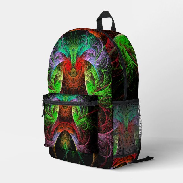 Sac À Dos Imprimé L'art Abstrait du Carnaval (Coin arrière droit)