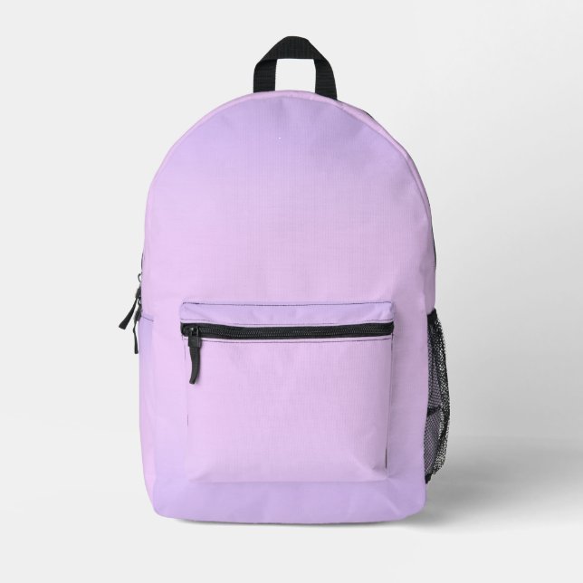 Sac À Dos Imprimé Lavande Rose (Recto)