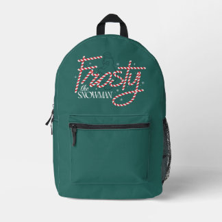 Sac À Dos Imprimé Le logo du Sucre de canne Snowman Frosty