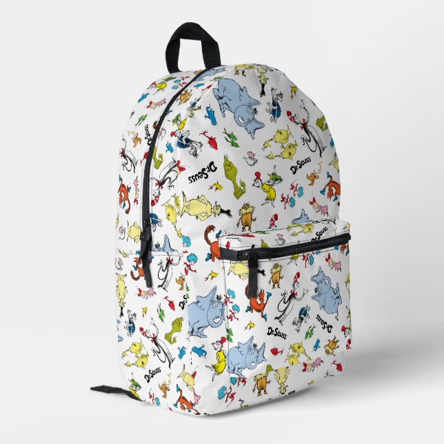 Sac À Dos Imprimé Le monde du modèle de Dr Seuss (Coin arrière gauche)