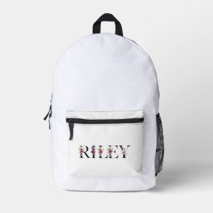 Sac À Dos Imprimé Le nom de Riley. Je m'appelle Riley.