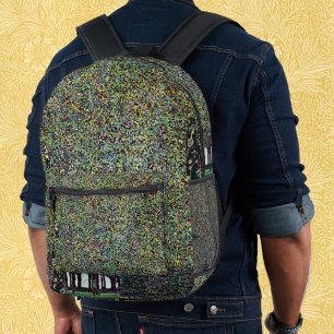 Sac À Dos Imprimé Le Parc par Gustav Klimt, Art Nouveau vintage