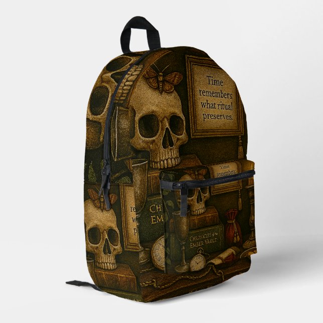 Sac À Dos Imprimé Le temps se souvient (Coin arrière gauche)