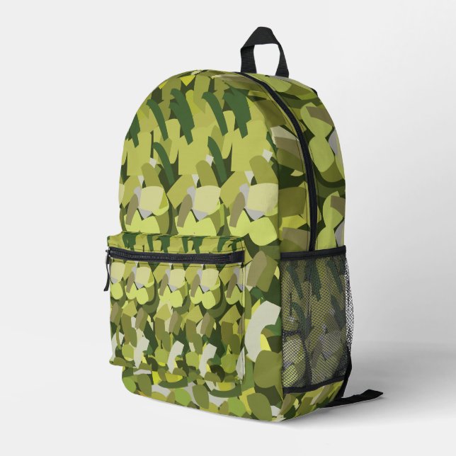 Sac À Dos Imprimé Légumes de légumes verts (Coin arrière droit)