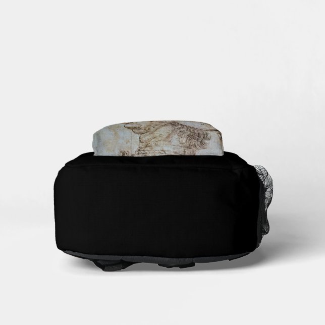 Sac À Dos Imprimé Leonardo's Helmeted Warrior  (Fond)