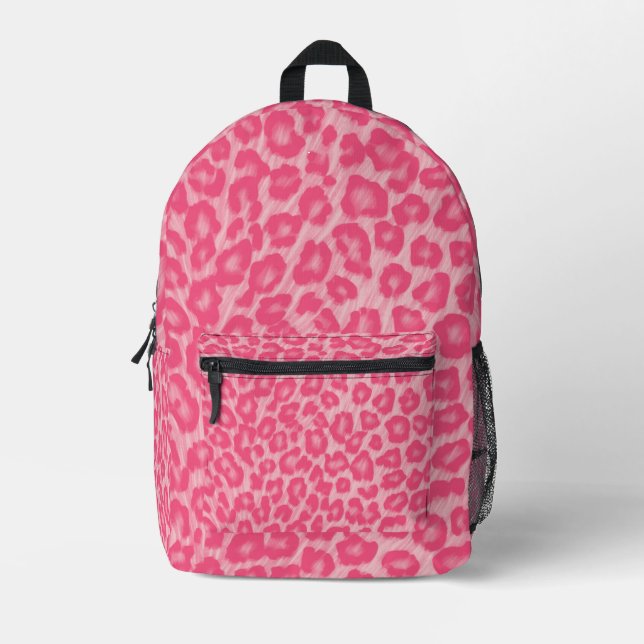 Sac À Dos Imprimé Leopard Blush (Recto)