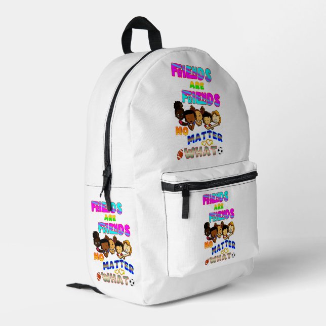Sac À Dos Imprimé Les amis sont des amis quoi qu'il arrive (Coin arrière gauche)