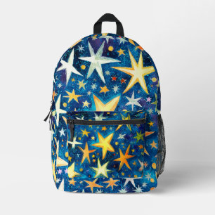 Sac À Dos Imprimé Les étoiles brillent toute la nuit #1005