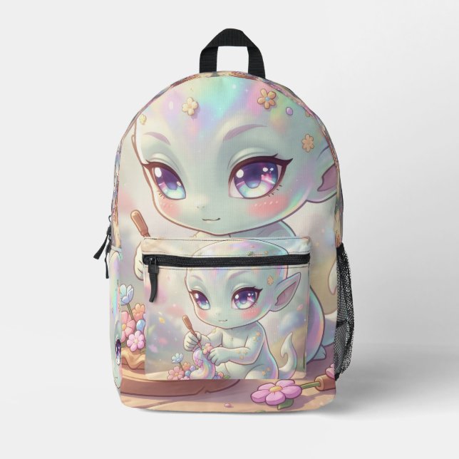 Sac À Dos Imprimé Les voyageurs galactiques du nectar (Recto)