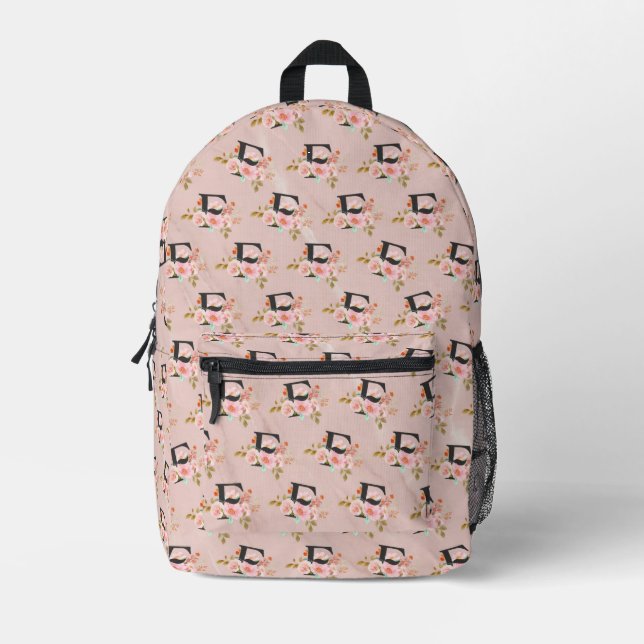 Sac À Dos Imprimé Lettre F (Recto)