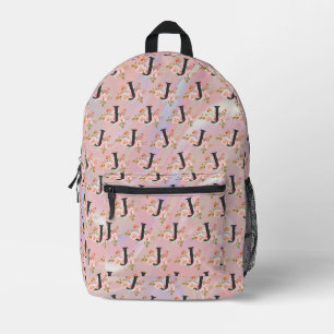 Sac À Dos Imprimé Lettre J