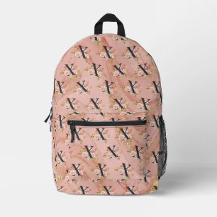 Sac À Dos Imprimé Lettre X