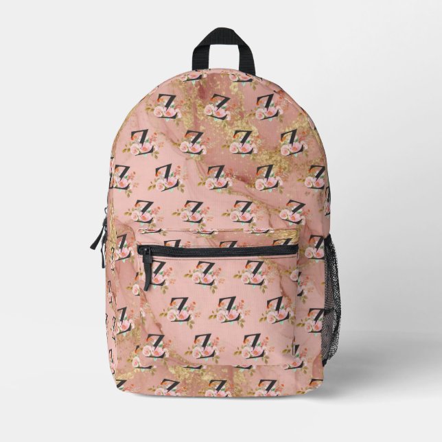 Sac À Dos Imprimé Lettre Z (Recto)