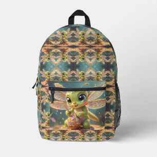 Sac À Dos Imprimé Libellule – Nectar stellaire de la nuit silencieus