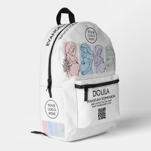 Sac À Dos Imprimé Ligne d'art pastel personnalisée Entreprise de DOU
