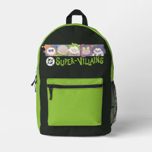 Sac À Dos Imprimé Ligne de dessins animés de Super-Vilains DC