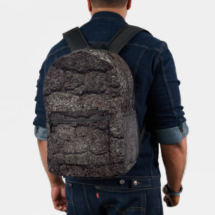 Sac À Dos Imprimé Lignes goudronnées recouvertes de routes grises