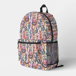 Sac À Dos Imprimé Llamas Sur La Stripe Motif