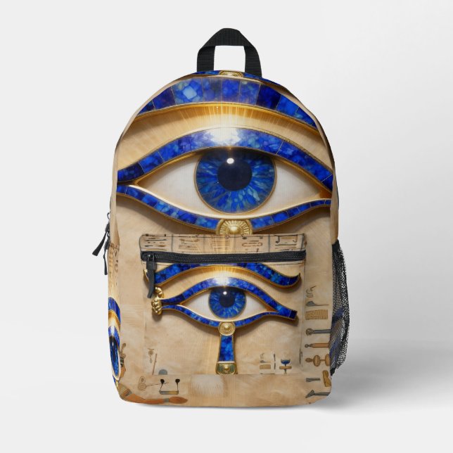 Sac À Dos Imprimé L'Œil égyptien (Recto)