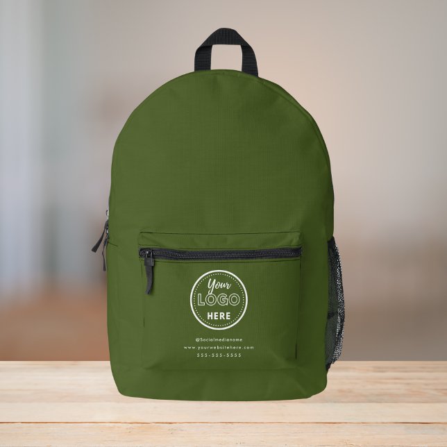 Sac À Dos Imprimé Logo de promotion de marque professionnelle Moss G (Créateur téléchargé)