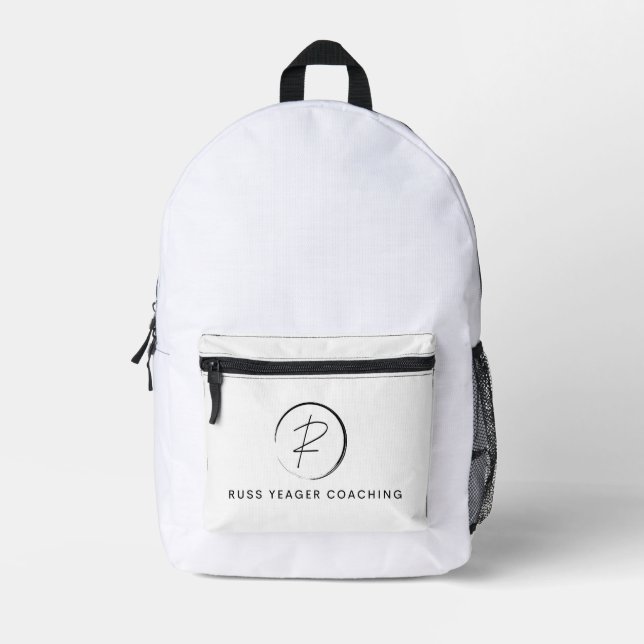 Sac À Dos Imprimé Logo de signature de coaching Russ Yeager (Recto)