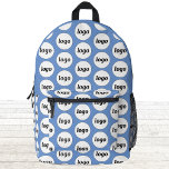 Sac À Dos Imprimé Logo Motif Promotionnel Business Blue<br><div class="desc">Ajoutez votre propre logo à ce design. Minimaliste et professionnel. Idéal pour un produit promotionnel pour vos employés,  employés,  clients et clients. Idéal pour les salons,  les voyages,  les événements d'entreprise ou sportifs et les cadeaux. Pour les autres versions,  consultez la collection.</div>