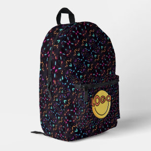 Sac À Dos Imprimé Logo noir de la pilule de PLUR inspirée de la rave